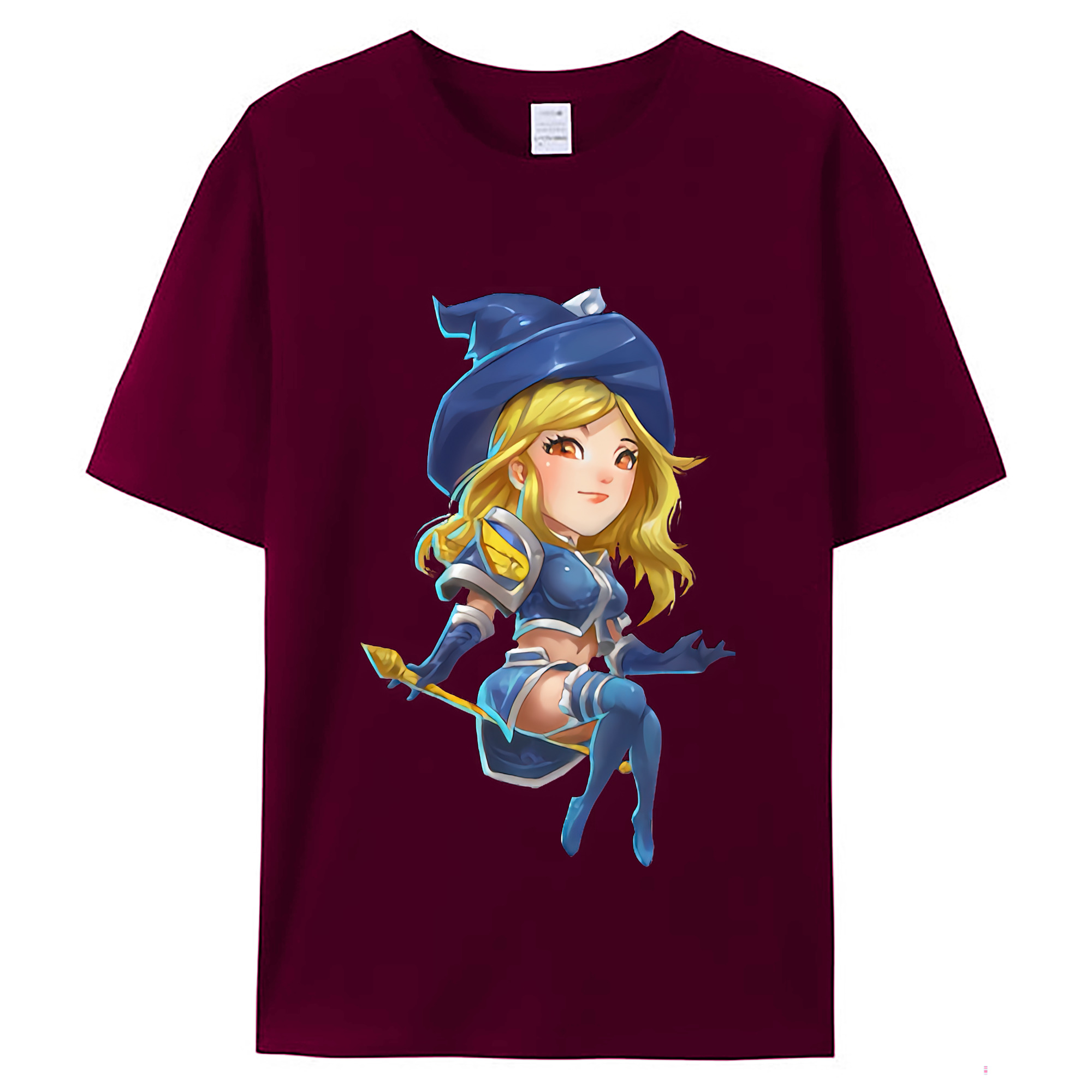 （画像用） リーグ・オブ・レジェンド League of Legends LOL レディースカジュアルプリントTシャツ（綿100％）
